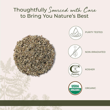 Starwest Botanicals Organic Passion Flower - Dried Loose Leaf Herb for Tea, Herbal Blends, & Smoothies, Natural Passiflora Incarnata, Cut & Sifted, Certified Kosher, Non-GMO - 4 oz Pouch